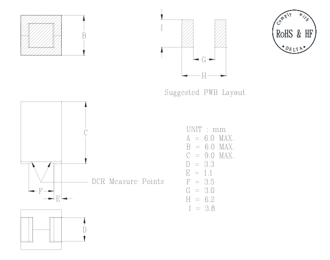DELTA臺(tái)達(dá)HCME606090F電感器 DELTA臺(tái)達(dá)HCME606090F電感器