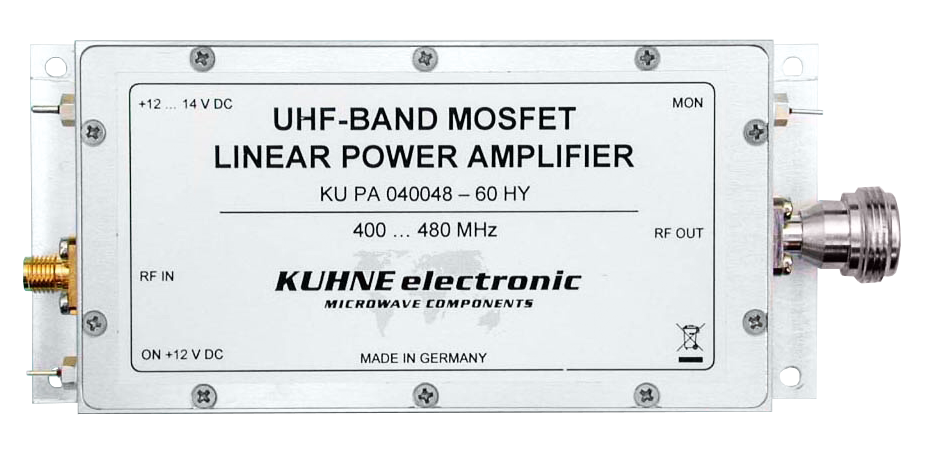 Kuhne KU PA 040048-60 HY:UHF MOSFET功率放大器 Kuhne KU PA 040048-60 HY:UHF MOSFET功率放大器