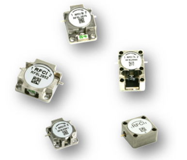 RFCI窄波段S、C、X波段和Ku波段法蘭安裝隔離器